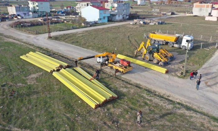 KAPAKLI PINARÇA’YA DOĞALGAZ…