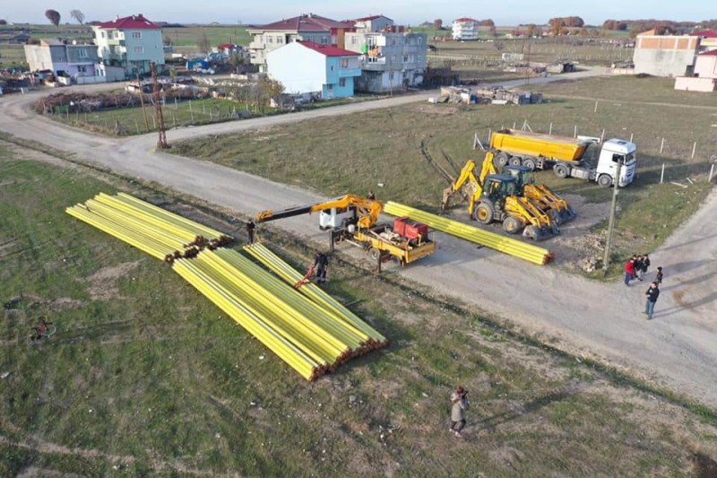 KAPAKLI PINARÇA’YA DOĞALGAZ…