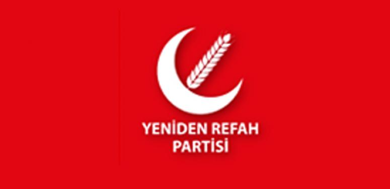 Yeniden Refah Partisi Çorlu İlçe Başkanlığından açıklama