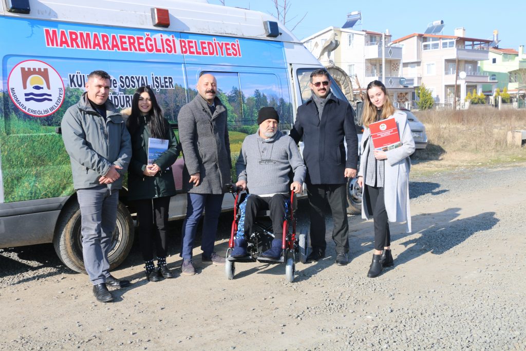 M.EREĞLİSİ BLD.NDEN TEKERLEKLİ SANDALYE