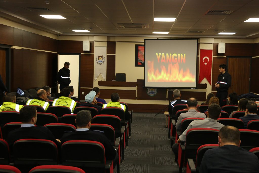 M.EREĞLİSİ BLD. PERSONELİNE İTFAİYE EĞİTİMİ