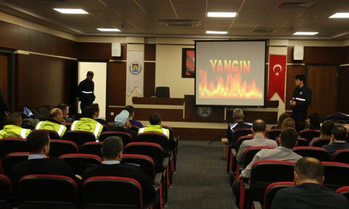 M.EREĞLİSİ BLD. PERSONELİNE İTFAİYE EĞİTİMİ