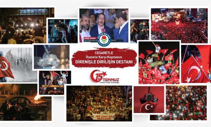 FERRUH TOPUZ:”15 TEMMUZ DİRENİŞLE DİRİLİŞİN DESTANIDIR”