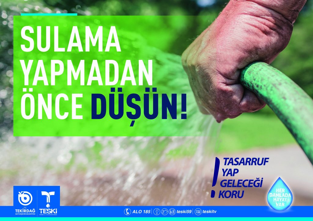 TESKİ’DEN SU TASARRUFU KAMPANYASI