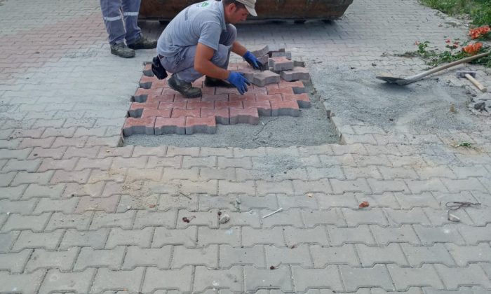 ERGENE’DE YOL YAPIM ÇALIŞMALARI