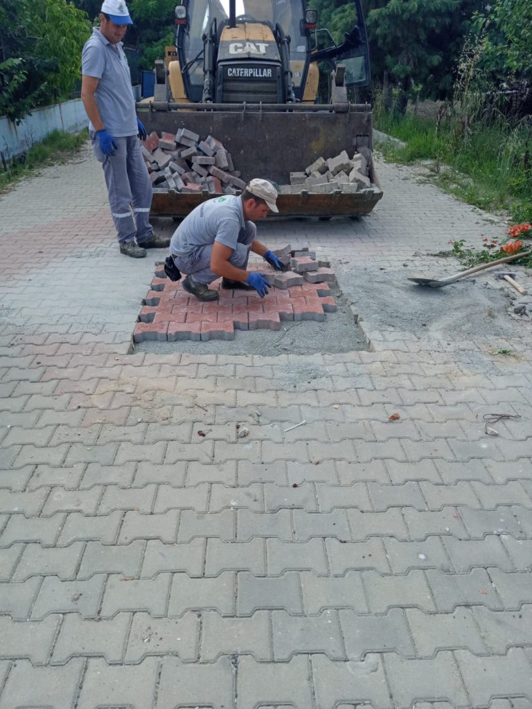ERGENE’DE YOL YAPIM ÇALIŞMALARI