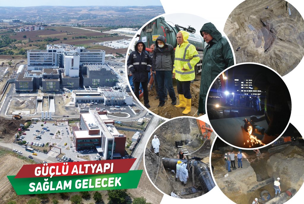 TESKİ BÜYÜK İŞİ 24 SAAT DOLMADAN BİTİRDİ