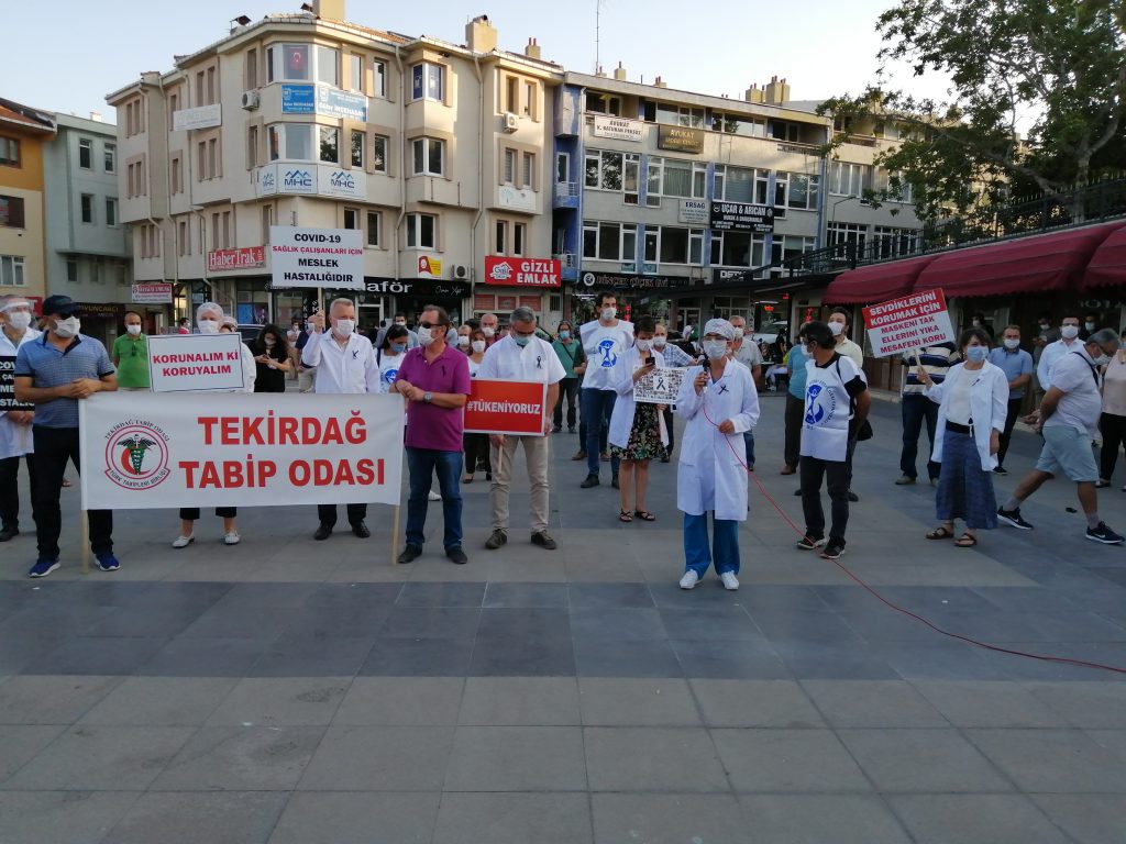 TEKİRDAĞ TABİP ODASI HÜKÜMETİ UYARDI