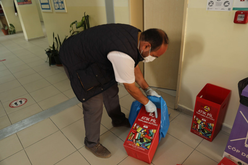 KAPAKLI BELEDİYESİ 498 KG ATIK PİL TOPLADI