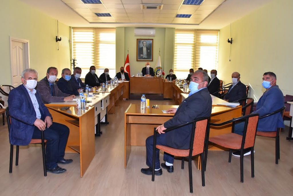 ALBAYRAK VE YURDAKUL MUHTARLARLA BULUŞTU