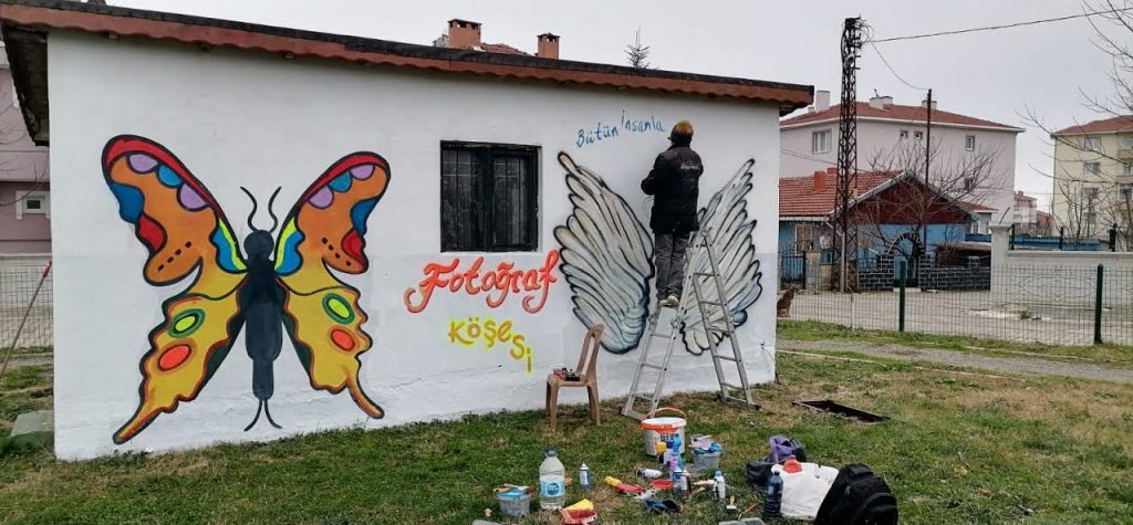 SARAY BELEDİYESİ’NDEN KENT ESTETİĞİNE KATKI