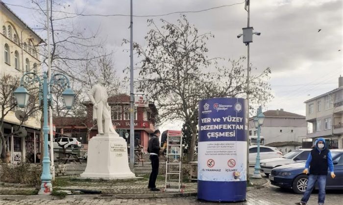 S.PAŞA BLD.NDEN ÜÇ İLÇEYE DEZENFEKTAN ÇEŞMESİ