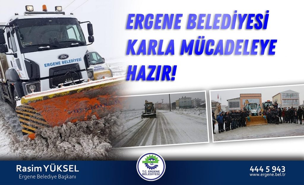 ERGENE BLD.KARLA MÜCADELEYE HAZIR