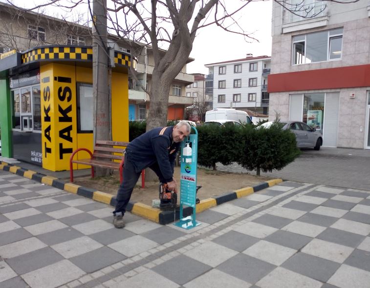 ERGENE BLD.YENİ HİJYEN NOKTALARI OLUŞTURDU