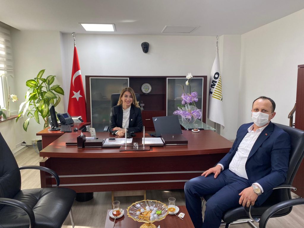 BAŞKAN ERGİN DURGUN’DAN TMO TEKİRDAĞ ŞUBE MÜDÜRÜNE ZİYARET