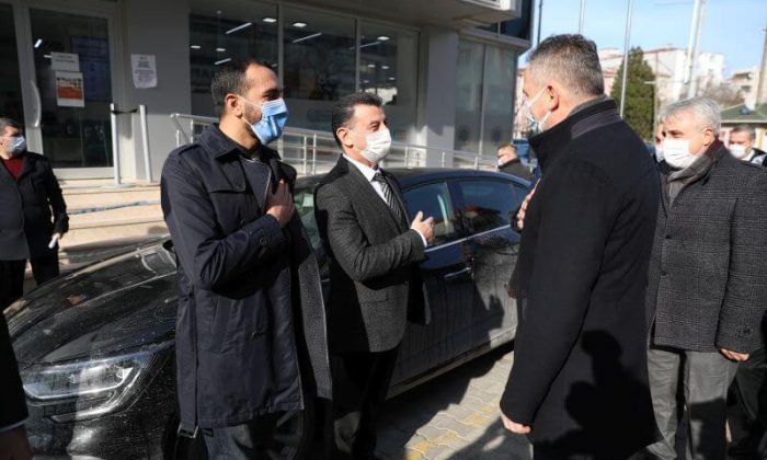 BAŞKAN ÖZCAN KAPAKLI BELEDİYESİNİ ZİYARET ETTİ