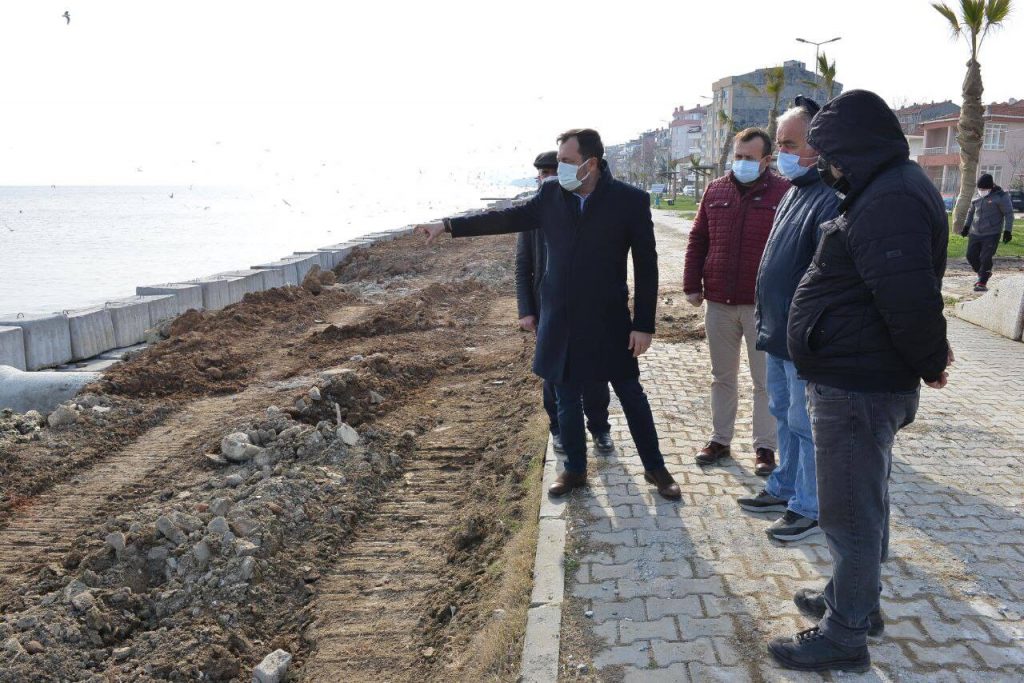 BAŞKAN YÜKSEL ÇALIŞMALARI DENETLEDİ