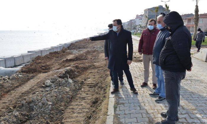 BAŞKAN YÜKSEL ÇALIŞMALARI DENETLEDİ