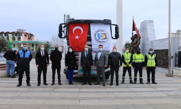 MARMARAEREĞLİSİ BELEDİYESİNE ÇÖP KAMYONU HİBE EDİLDİ