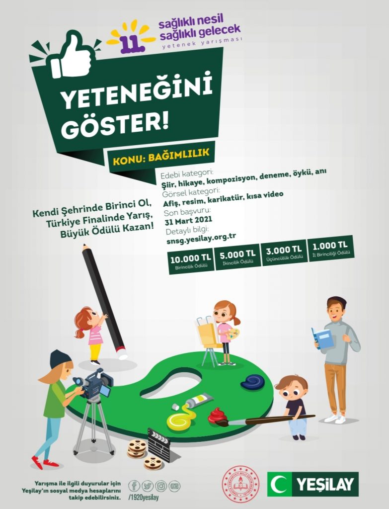 YEŞİLAYDAN 11.SAĞLIKLI NESİL SAĞLIKLI GELECEK YARIŞMASI