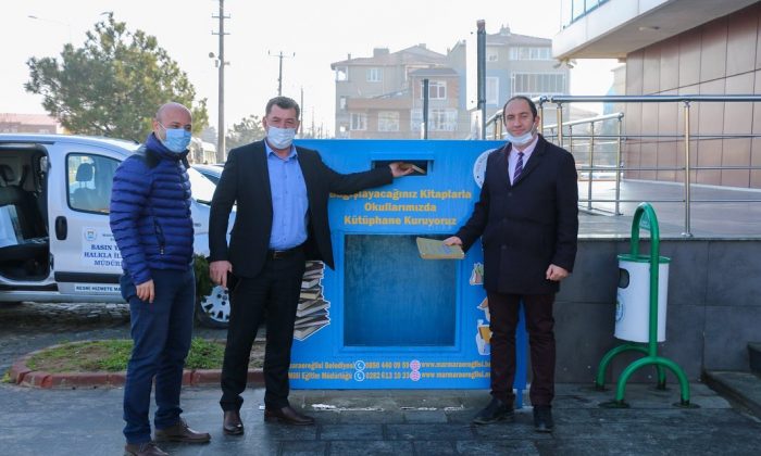 KİTAP KUMBARASI MARMARAEREĞLİSİNDE