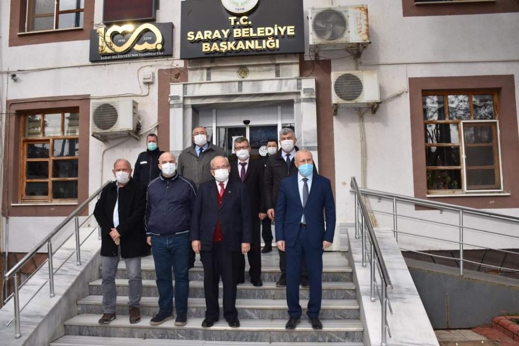 BAŞKAN ALBAYRAK SARAY’I ZİYARET ETTİ