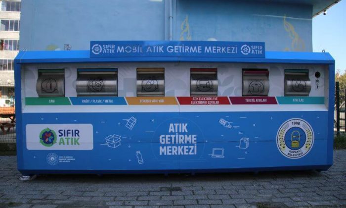 KAPAKLI’YA MOBİL ATIK GETİRME MERKEZİ ÜNİTESİ YERLEŞTİRİLDİ