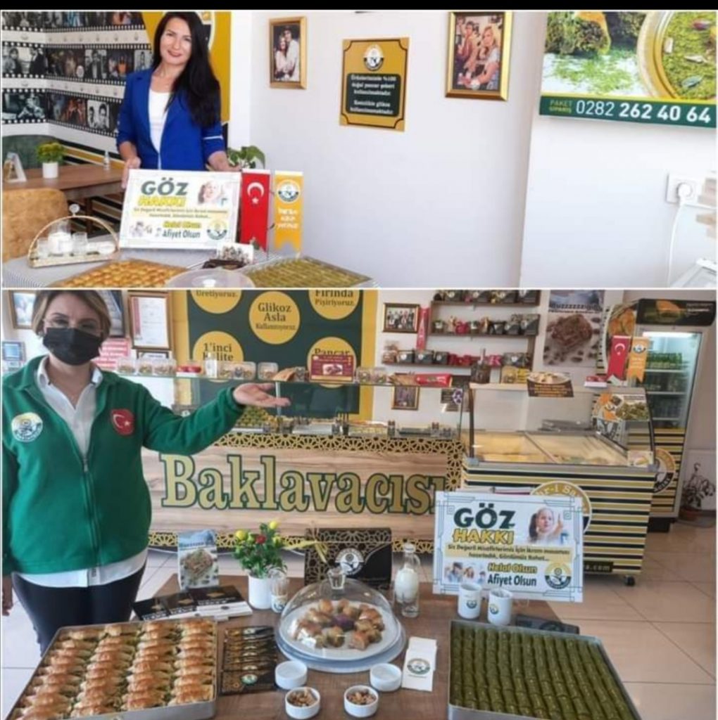 ŞEHR-İ SANAT BAKLAVACISINDAN GÖZ HAKKI