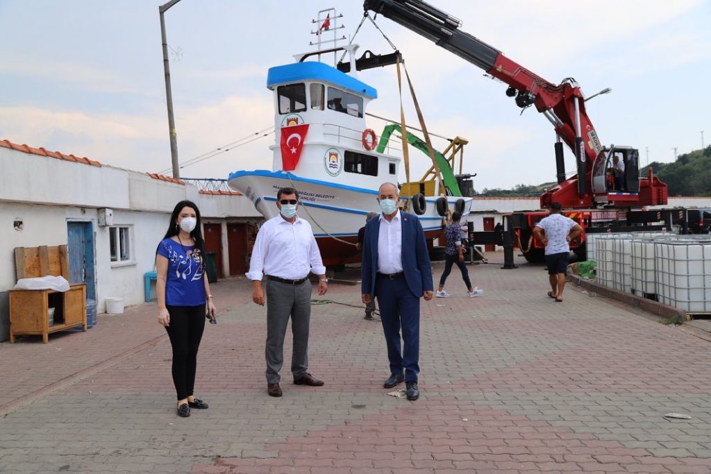M.EREĞLİSİ BELEDİYESİNE TEKNE HİBE EDİLDİ