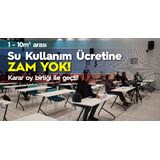 LÜLEBURGAZ’DA SUYA ZAM YOK
