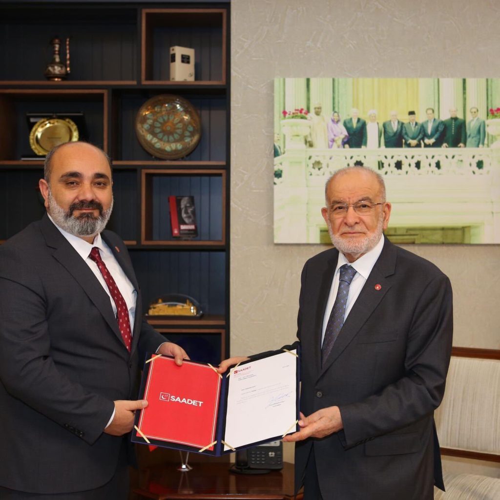 SAADET PARTİSİNDE FETİ PEHLİVAN İL MÜFETTİŞLİĞİNE GETİRİLDİ