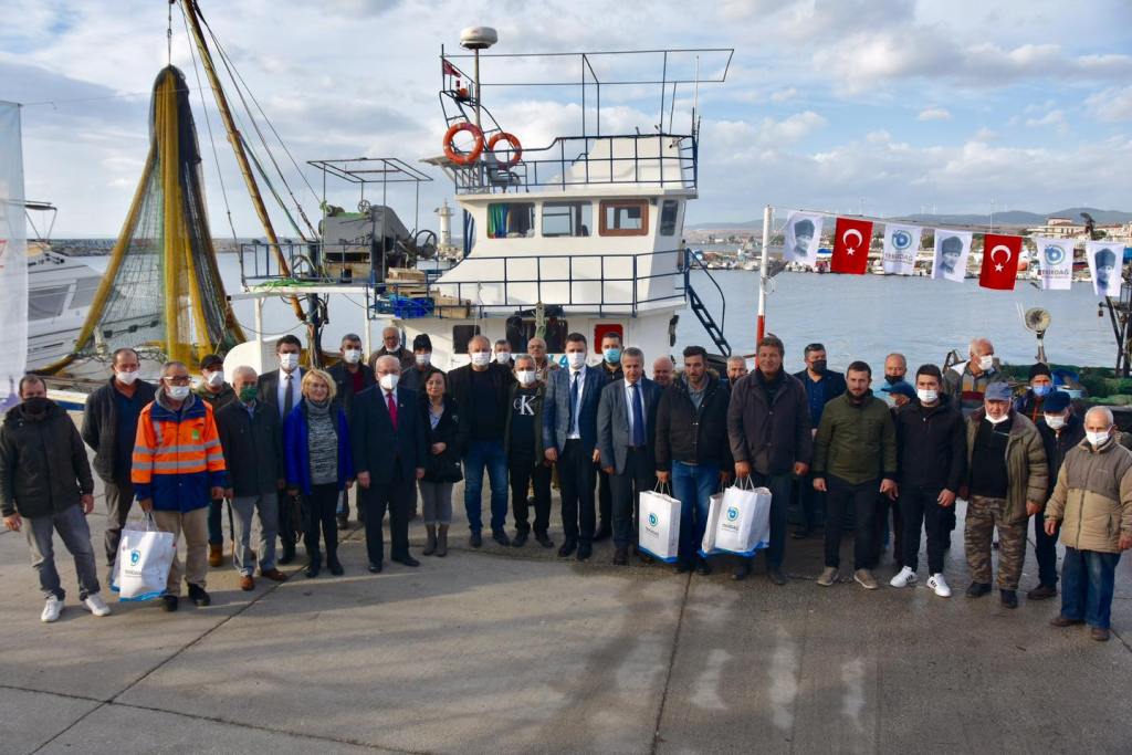 BÜYÜKŞEHİRDEN ŞARKÖY,HOŞKÖY ,MÜREFTE BALIKÇILARINA DESTEK