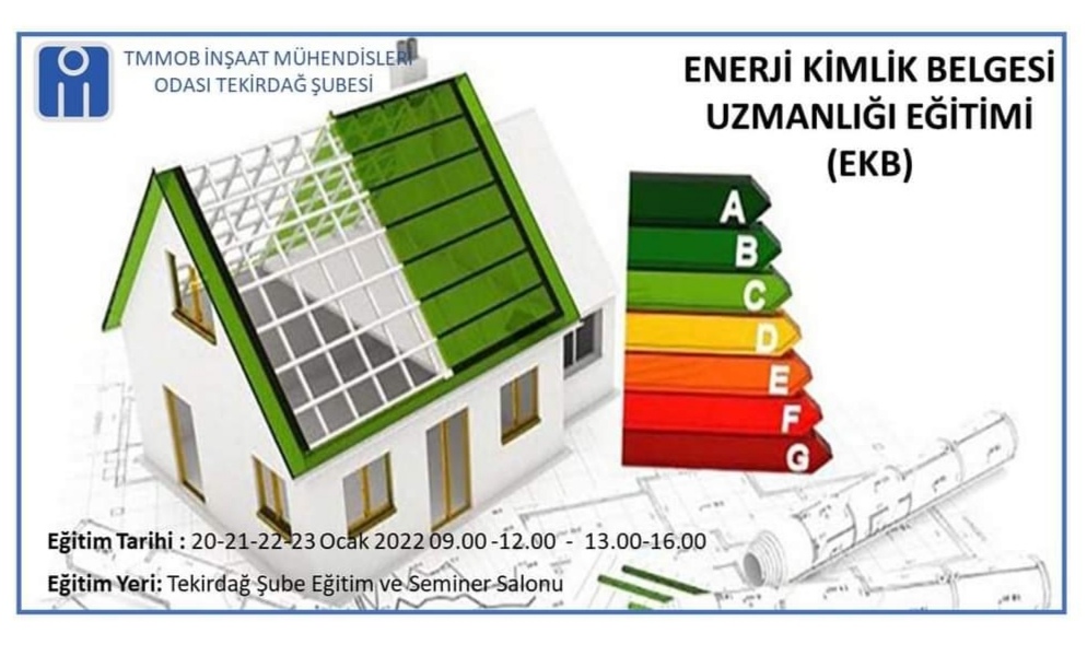 İNŞ.MÜH.ODASINDAN EKB UZMANLIK EĞİTİMİ