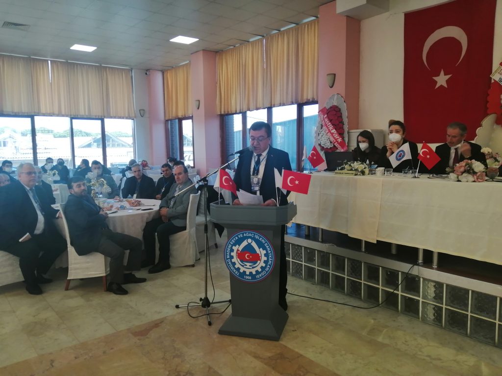 MADENİ EŞYA ODASINDA ÜYELER MÜNÜR KILIÇ İLE DEVAM DEDİ