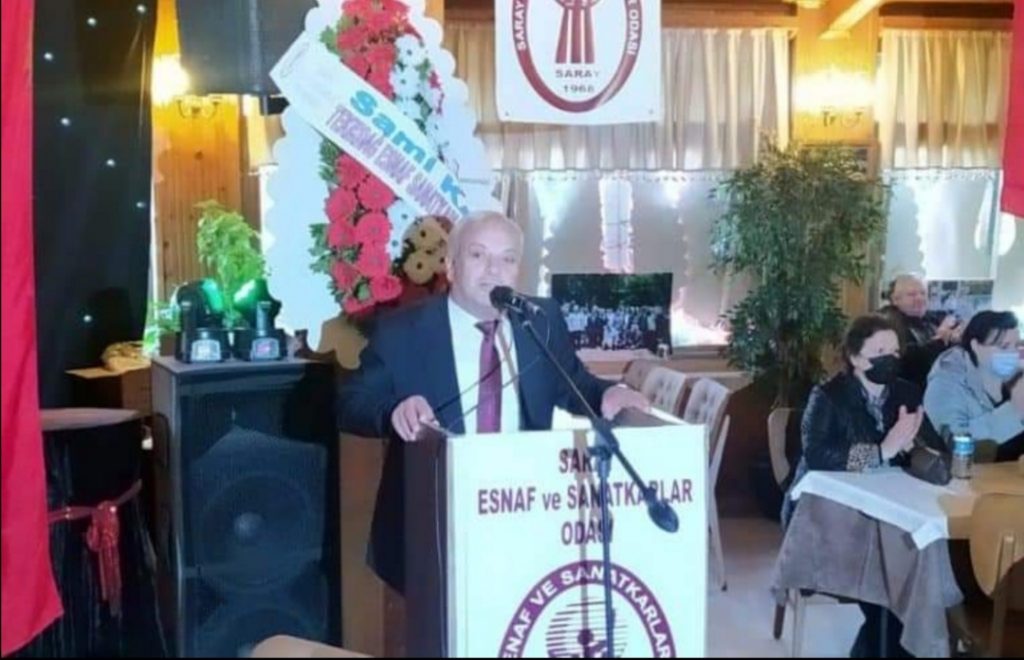 SARAY ESNAF ODASINDA ALİ ÖZEN YENİDEN BAŞKAN