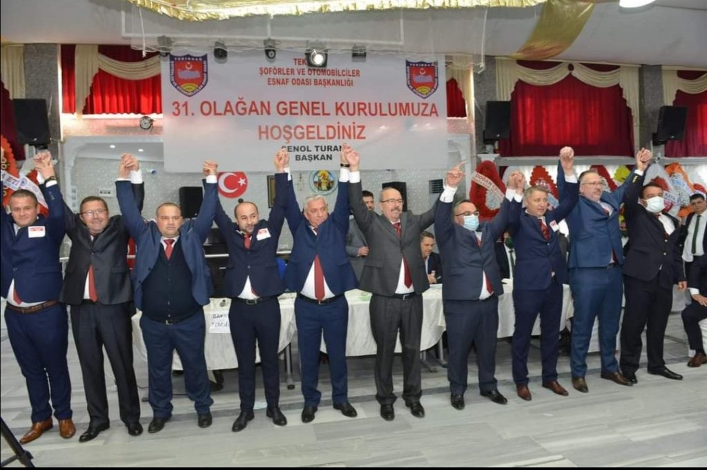 ŞOFÖRLER ODASINDA ŞENOL TURAN YENİDEN BAŞKAN