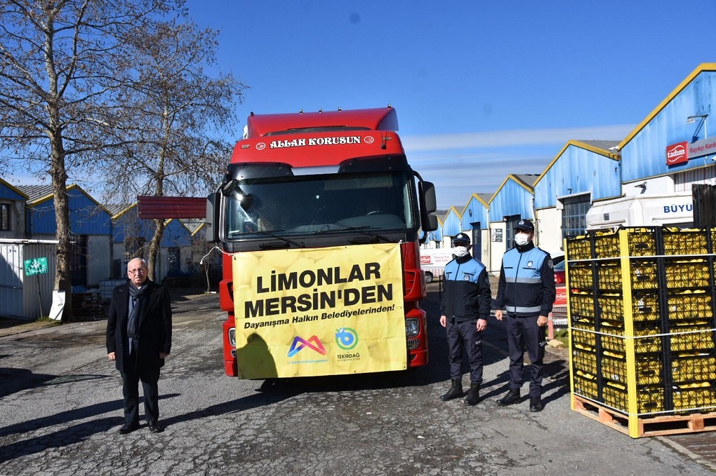 T.DAĞ BÜYÜKŞEHİRDEN İHTİYAÇ SAHİPLERİNE 20 TON LİMON