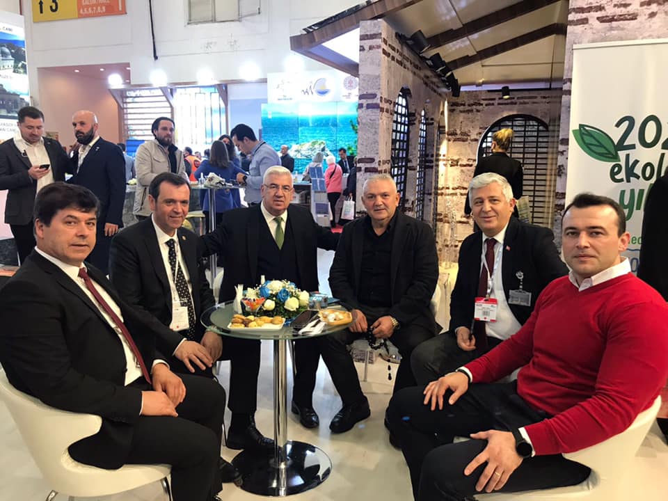 ERGENE BLD.BŞK.YÜKSEL EMİTT FUARINDA