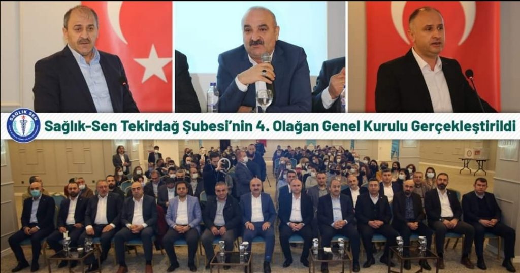 SAĞLIK-SEN’DE HAMZA ÖKSÜZ YENİDEN BAŞKAN SEÇİLDİ