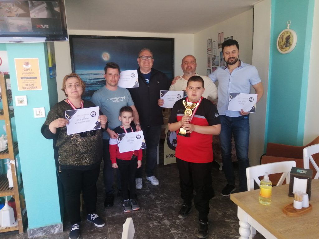 TAVLA SPOR GRUBUNDA ÖDÜLLER SAHİPLERİNİ BULDU