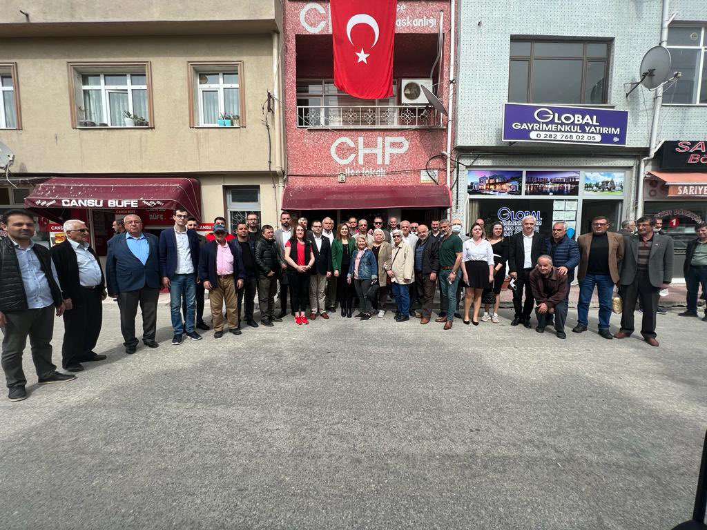 CHP’Lİ YÜCEER, TEKİRDAĞ SARAY’DA MAHALLELERİ ZİYARET ETTİ