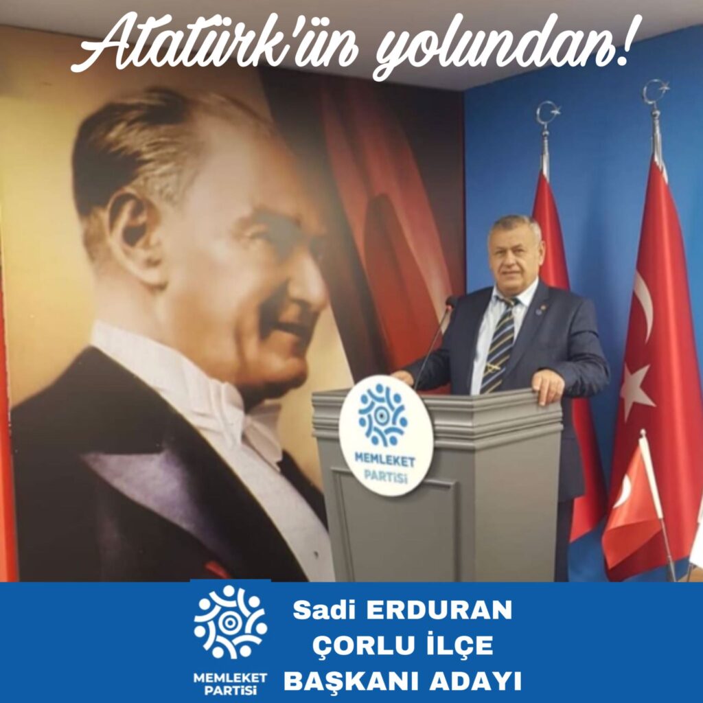 MEMLEKET PARTİSİ ÇORLU’DA İLK KONGRESİNİ YAPIYOR
