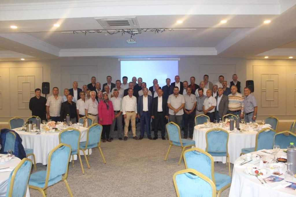 S.PAŞA BLD.BŞK.A.ADAYI ŞEREF ÇETİN MUHTARLARLA BULUŞTU