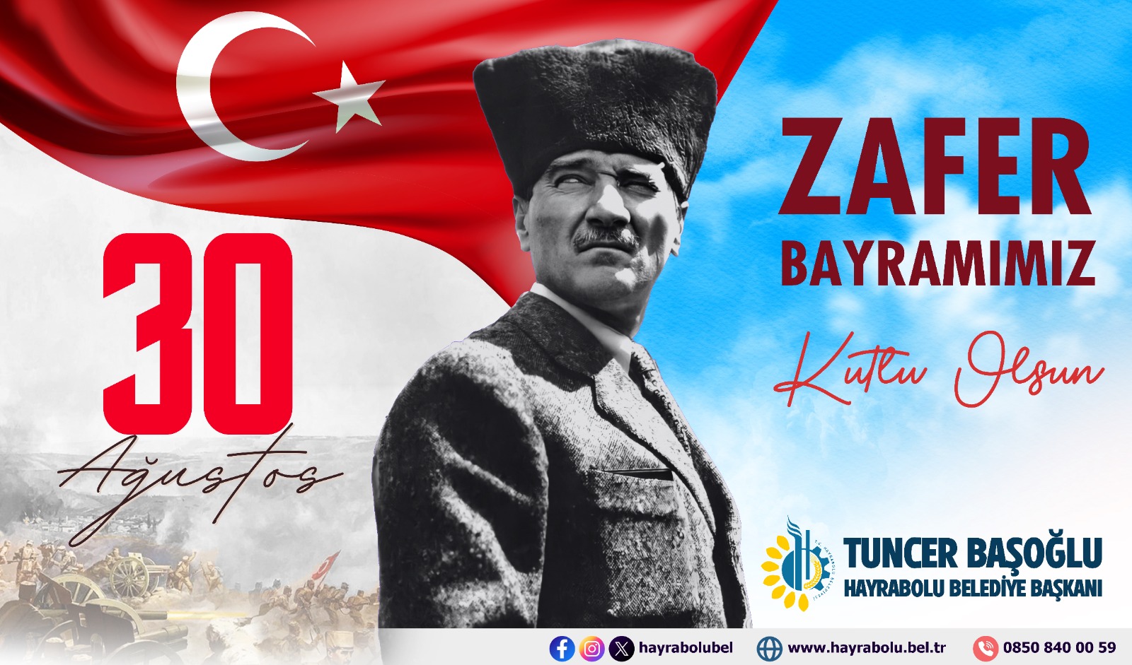 BAŞOĞLU 30 AĞUSTOSU KUTLADI