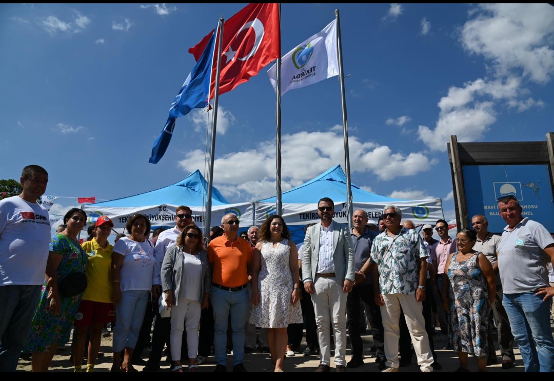 TEKİRDAĞ, MAVİ BAYRAK’TA MARMARA DENİZİ BİRİNCİSİ