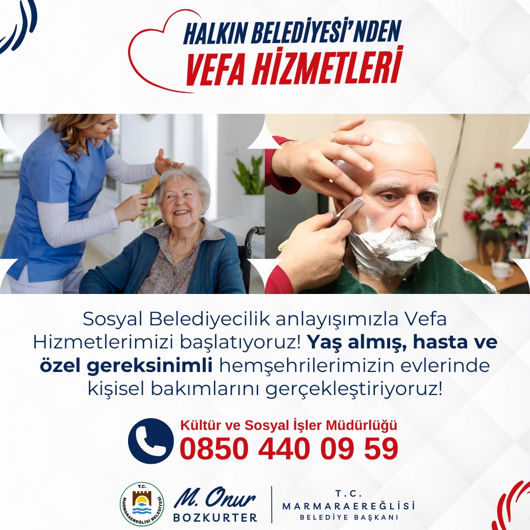 Halkın Belediyesinden Vefa Hizmeti