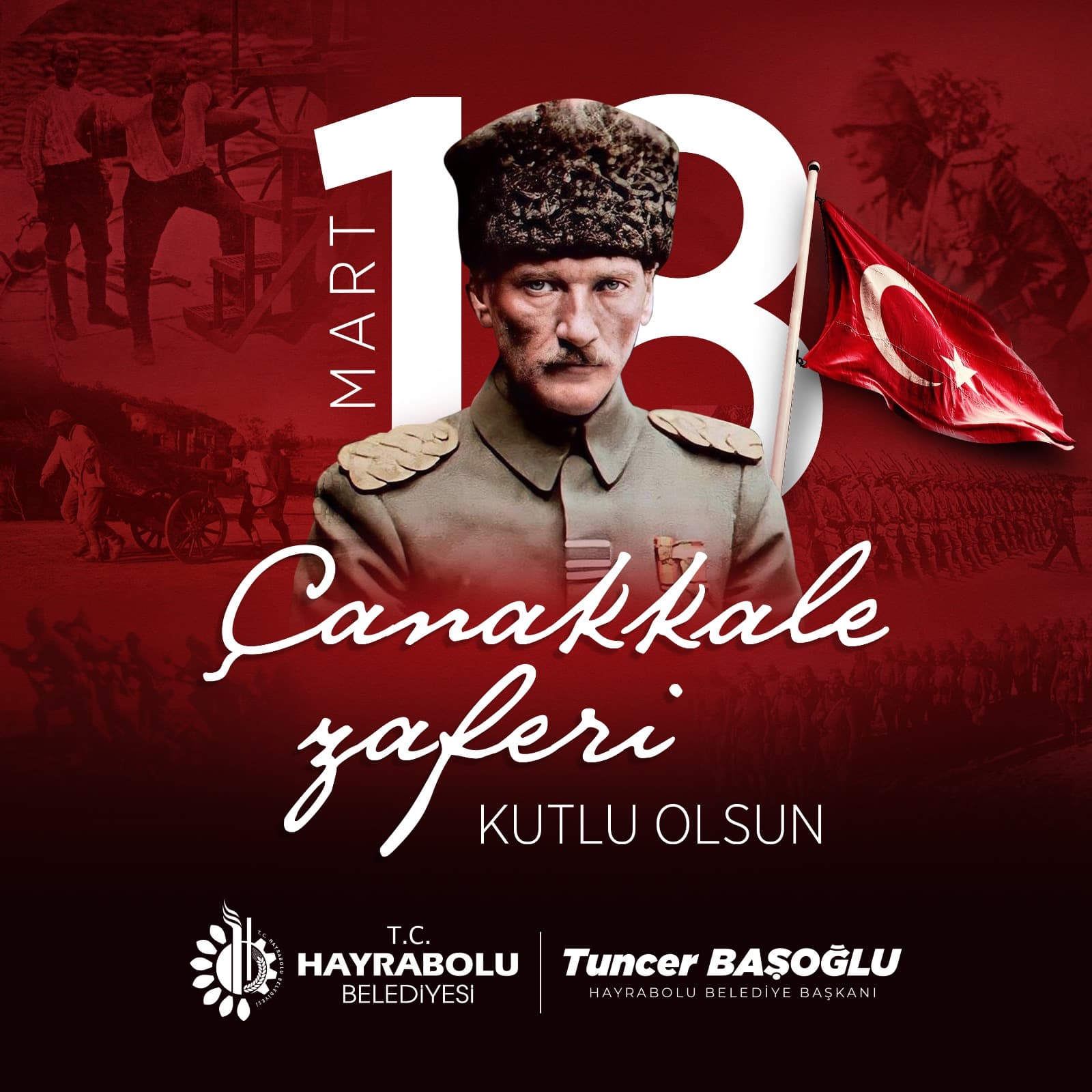HAYRABOLU BLD.BŞK.18 MART ZAFERİ YILDÖNÜMÜ KUTLAMASI