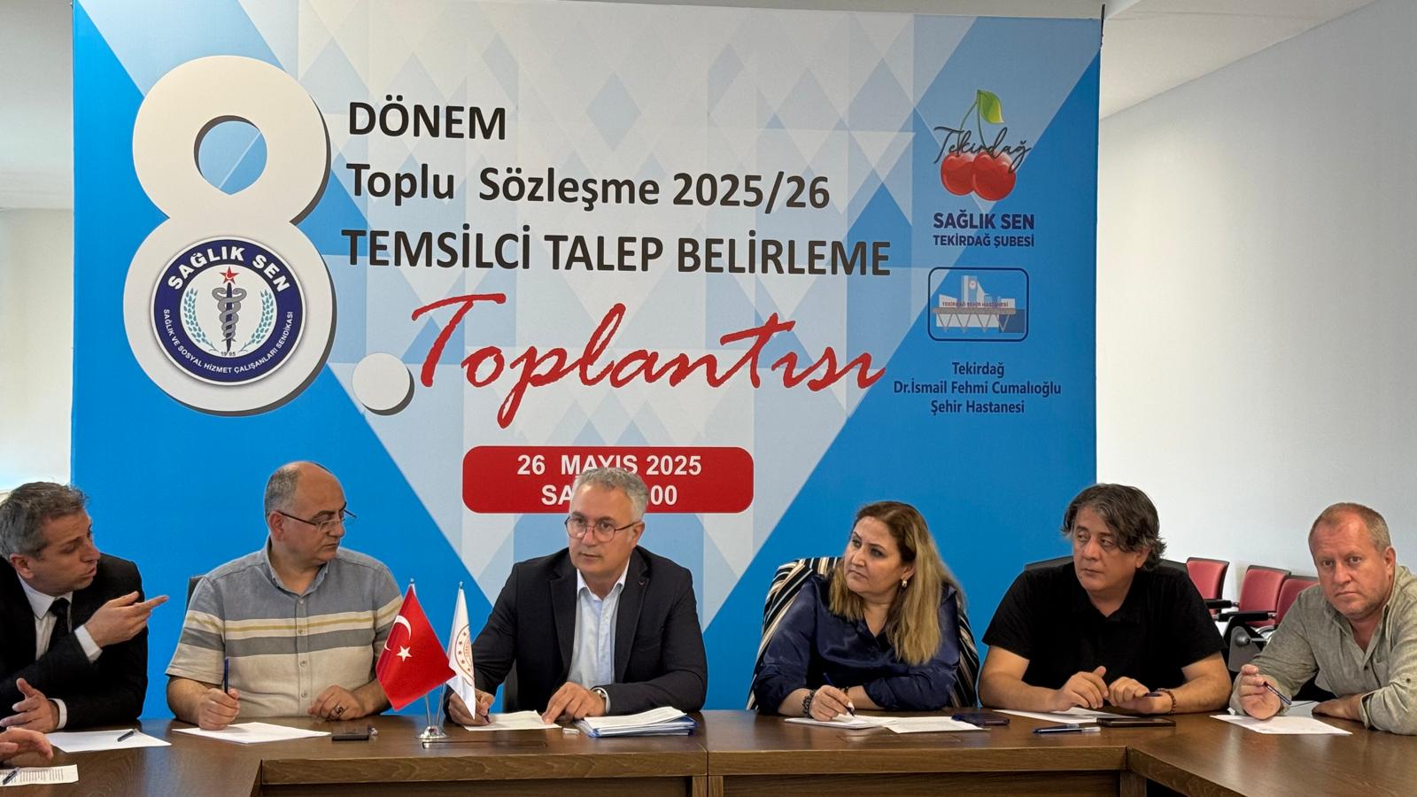 SAĞLIK SEN T.DAĞ ŞUBESİ  8.DÖNEM TOPLU SÖZLEŞME TALEP TOPLAMA TOPLANTISI YAPILDI