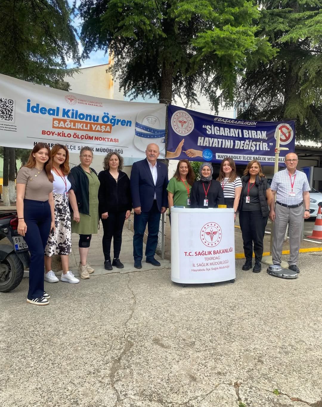 HAYRABOLU İLÇE SAĞLIK MÜDÜRLÜĞÜ:”İDEAL KİLONU ÖĞREN, SAĞLIKLI YAŞA”